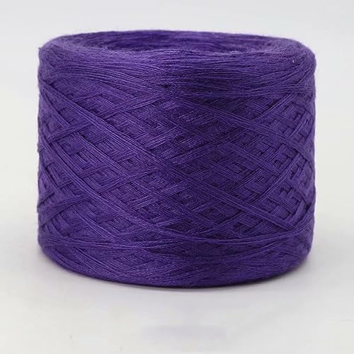 dvnFWKc Yarn for Knitting Crocheting Crafting, 250 g/Knäuel Wolle merzerisierter Schalfaden Handstrickstab Nadelfaden DIY Häkelnadel Pullover Hut Material(Purple) von dvnFWKc