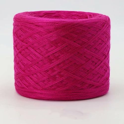 dvnFWKc Yarn for Knitting Crocheting Crafting, 250 g/Knäuel Wolle merzerisierter Schalfaden Handstrickstab Nadelfaden DIY Häkelnadel Pullover Hut Material(Rose Powder) von dvnFWKc