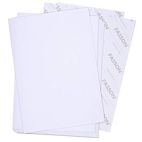 Premium Haftpapier DIN A4 I 100 Blatt in weiß matt I FASSON Crack Back-Plus I Klebe Papier Aufkleber selbstklebend bedruckbar I AZ066 von younikat