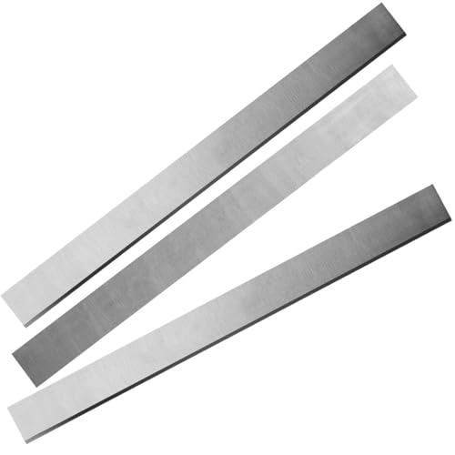 152 × 19 × 3 mm TCT Abrichthobelmesser 6 Zoll for Holzbearbeitungswerkzeuge 3 Stück von easyhaha