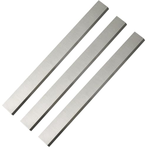 3 Stück HSS-Hobelklingen for Abrichthobel, Ersatzklingen, Werkzeugteile, 10 x 1 x 1/8 Zoll, for Dickenhobel 260 × 20 × 3 mm von easyhaha