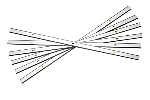 6 Stück 12-1/2x15/32x1/16 Zoll Hobelmesser 12,5 Zoll HSS Hobel Ersatz for 22-560 22-562 22-565 TP400LS 21758 6550 TPT125 von easyhaha