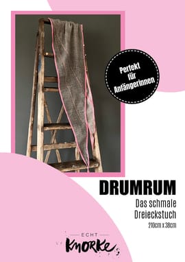 Drumrum - schmales Dreieckstuch von echt Knorke