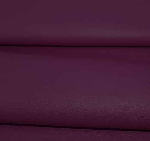 Polsterstoff aus Kunstleder, 140 cm x 50 cm, hergestellt in Europa, weich, für Bastelarbeiten, Möbel, Sofa, Sitz, Stuhl, Taschen (Bordeaux) von econuk