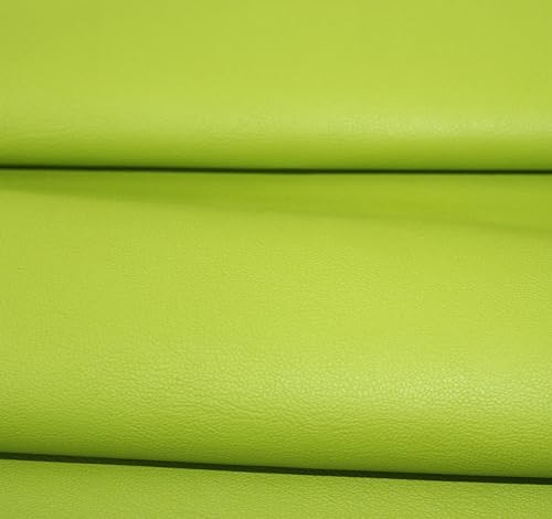 Polsterstoff aus Kunstleder, 140 cm x 50 cm, hergestellt in Europa, weich, für Bastelarbeiten, Möbel, Sofa, Sitz, Stuhl, Taschen (Pistacho) von econuk