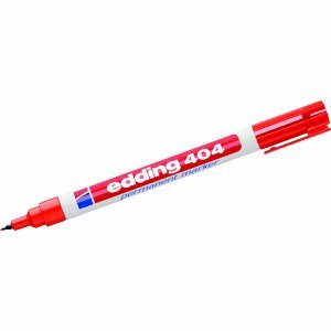 Edding 10 x Permanentmarker 404 0,75mm rot von edding