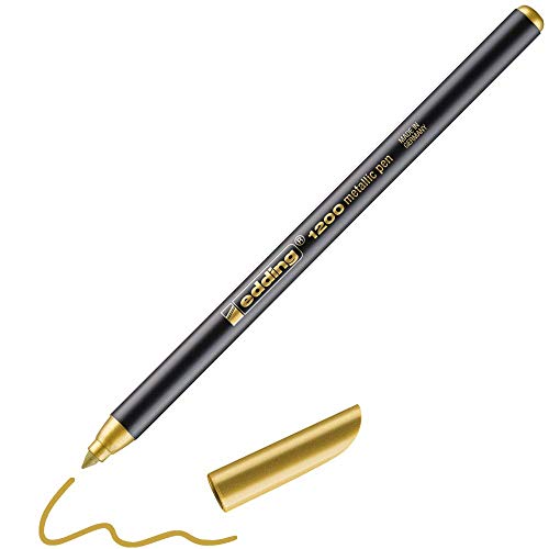 e-1200 colorpen metallic gold von edding