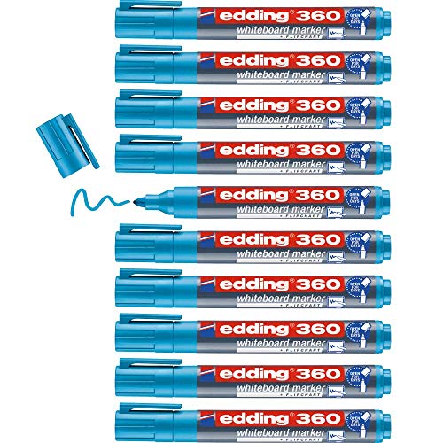 Edding 360 Whiteboard Marker – Licht blau von edding