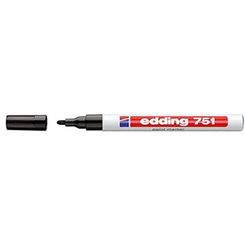 Lackmarker edding 751, ca. 1,0-2,0mm, schwarz von edding