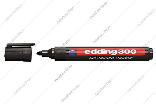 Permanentmarker 300 1,5-3mm Rundsp schwarz nachfül. VE=3 von edding