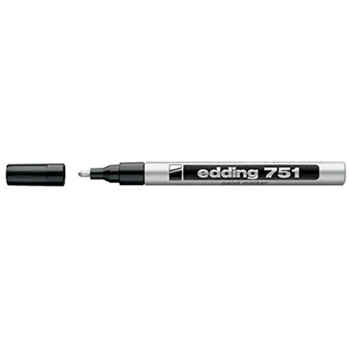 edding 10 x Glanzlack-Marker 751 Creative Silber von edding