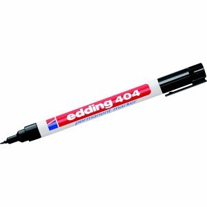 edding 10 x Permanentmarker 404 0,75mm schwarz von edding