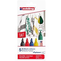 Textilmarker Set Basic von Edding