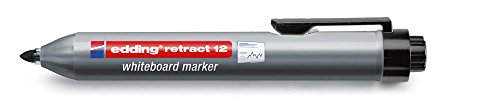 edding Whiteboard-Marker retract 12 schwarz 1 Stück von edding