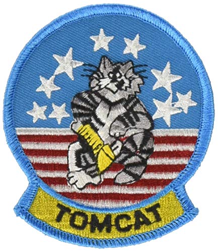 EE Patch-USN, Tomcat (9,5 cm), Polyester, Marineblau von ee