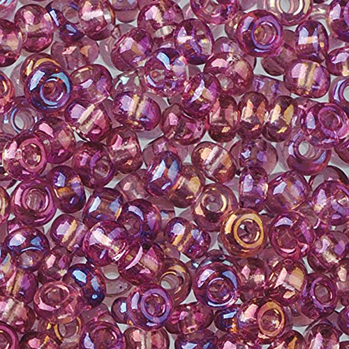 EFCO 1022043 2.6 mm 17 g Indianerperlen schillernd, Violett von efco