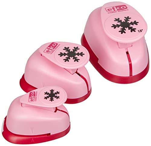 Efco Design-Set Stanzform, Schneeflocken-Motiv, Pink von efco