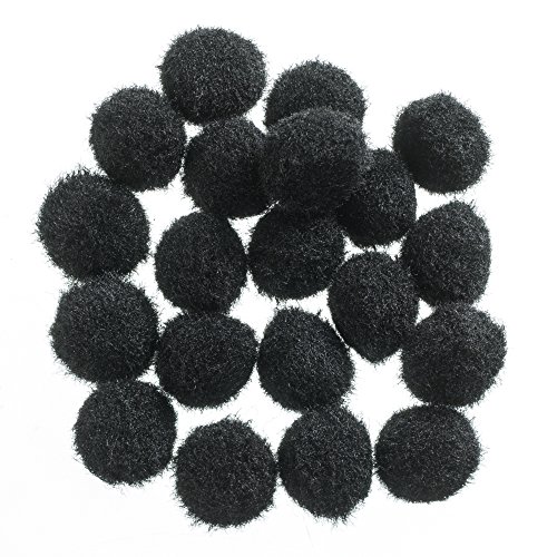 Efco – Pompons 10 mm 100 pcs. Schwarz, Polyamid von efco