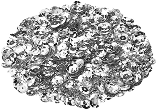 Efco rund-Pailletten, Silber, 6 mm, 40 g, 4000-piece von efco