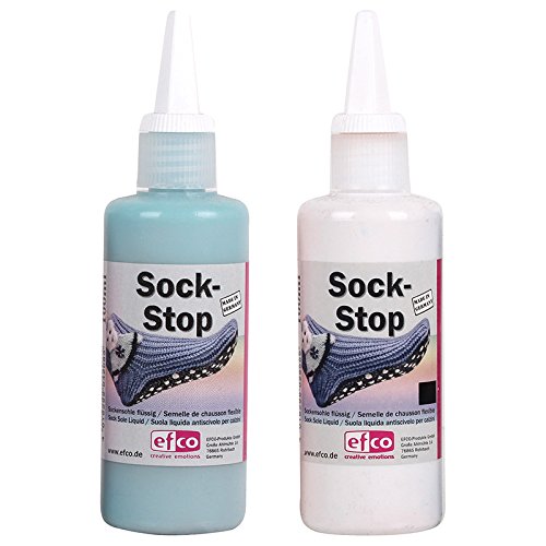 Sock-Stop 2er Pack creme, hellblau - trendig und echt anziehend von efco