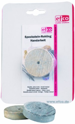 efco Speckstein-Rohling, rund, mit Loch, neutral von efco