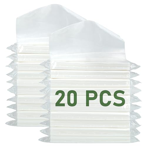 eing Ausziehbares Papier, Seidenpapier, zum Aufhängen, Sonnenblende, künstliche Servietten, Nachfüllpackung, Auto-Taschentuchbox, Innenzubehör (3-lagig, 24 Blatt pro Packung, 20 x 9,1 cm) von eing