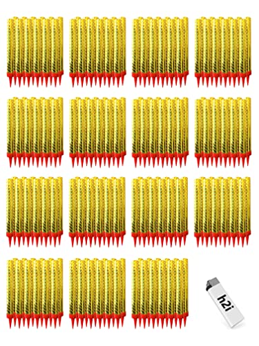 h2i Eisfontäne 180 Stück Eissterne Zaubersterne Fontäne in Gold für Verlobung Hochzeit Geburtstag, Jugendparty Tischfeuerwerk, Deko für Torten Kuchen von h2i