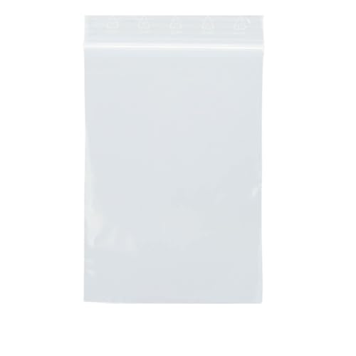 ELB | Druckverschlussbeutel ZIP Beutel mit 50 my Folienstärke - 100 x 150 mm - 2000 Stück - Verschlussbeutel - Transparent - Wiederverschließbar - Folienbeutel LDPE von elb-verpackungen