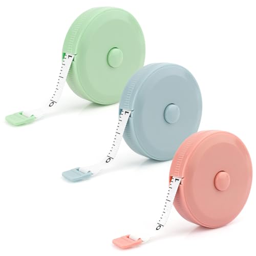 Maßband Körper,Massband Körper,Schneidermaßband,Measuring Tape,Schneider Maßband,Körpermaßband,Maßbänder Zum Nähen,Tape Measure,Body Measuring Tape,150cm/60 Zoll,Zentimetermaßband,Körpermassband,3 Stk von enithElite