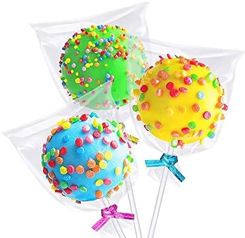 100x Kleine Plastiktüten zum Befüllen, 8 x 11 cm, Cake Pop Tüten, Geschenkverpackung für kleine Gastgeschenke. (100) von epcommerce