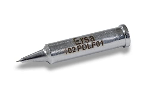 ERSA ERSADUR i-Tip Dauerlötspitze bleistiftspitz gerade 0,1 mm Durchmesser mit ERSADUR-LF Beschichtung (bleifrei löten) für erhöhte Standzeit 0102PDLF01 von ersa