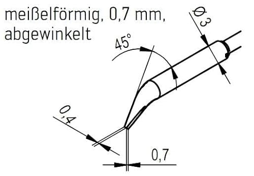 ERSA Entlötspitzenpaar für Lötstationen i-Con Vario 2 und 4 mit Entlötpinzette Chip Tool Vario von ersa