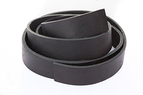 esnado Lederband, Lederriemen Flach. 1 Meter. Breite/Farbe: wählbar (Breite: 25 mm, Schwarz) | ECHTES Leder | pflanzlich gegerbt | Schmuck, Armbänder, Basteln, Dekorieren, DIY, Mittelalter von esnado