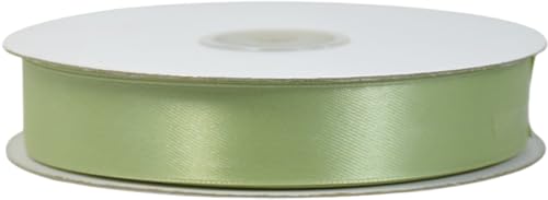 Nastro Doppio Raso Verde Chiaro 25 mm x 50 metri von etm