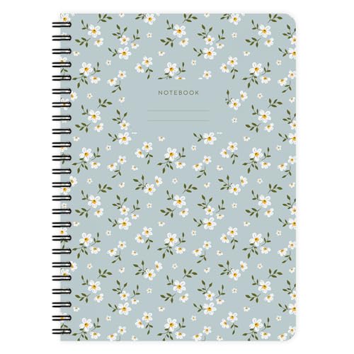 etmamu 222 Notizblock Boho Floral Pattern Nr. 4 A5, 60 Blatt Punktraster von etmamu