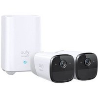 eufy Cam 2 Pro Kamera-Set 2x1 IP-Überwachungskamera weiß von eufy