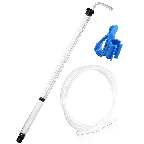 eurNhrN Auto Siphon 18 Zoll Homebrew Siphon mit Schläuchen und Klemme Clear Mead Making Kit für kleine Batchbier Kombucha Weinküchenartikel von eurNhrN