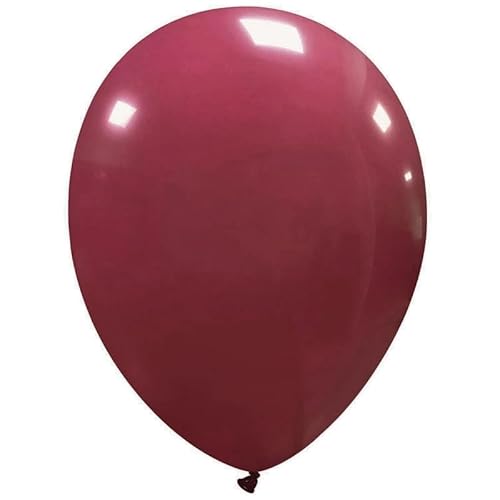 Luftballons Latex, 100 Stück, für Geburtstag, Hochzeit, Abschluss. (bordeaux) von eventkauf