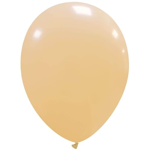 Luftballons Latex, 100 Stück, für Geburtstag, Hochzeit, Abschluss. (creme) von eventkauf