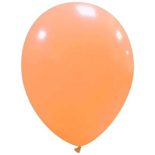 Luftballons Latex, 100 Stück, für Geburtstag, Hochzeit, Abschluss. (pfirsich) von eventkauf