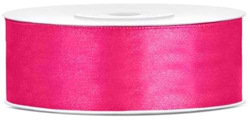 Satinband 25m x 25mm Dekoband Geschenkband (Pink) von eventkauf