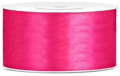 Satinband 25m x 38mm Dekoband Geschenkband (Pink) von eventkauf