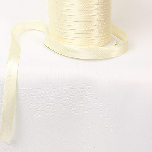 Schrägband Satin 9m x 15mm (Creme, 83) von eventkauf