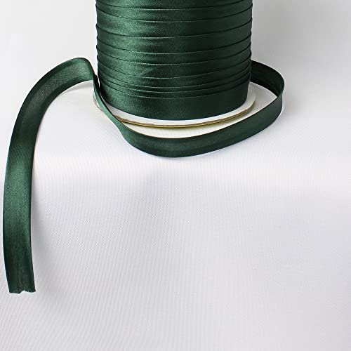 Schrägband Satin 9m x 15mm (Dunkelgrün, #19) von eventkauf