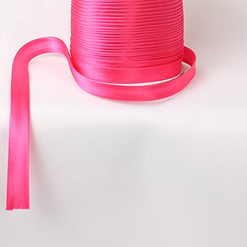 Schrägband Satin 9m x 15mm (Pink, #95) von eventkauf