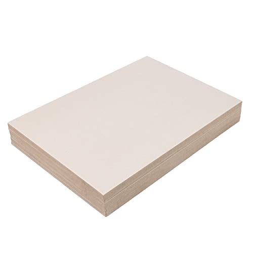 ewtshop® 20 Blatt Graupappe DIN A4, Stärke 2mm, 1230 g/qm, Buchbinderpappe, Kalender, Modellbaupappe, Bastelpappe von ewtshop