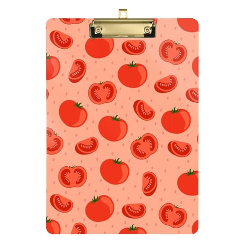 Klemmbrett für Tomaten, legale Größe, Klemmbretter, Kunststoff-Klemmbrett, Papierblock für Wetterschreiber, Büro, 31,8 x 22,9 cm von famyily