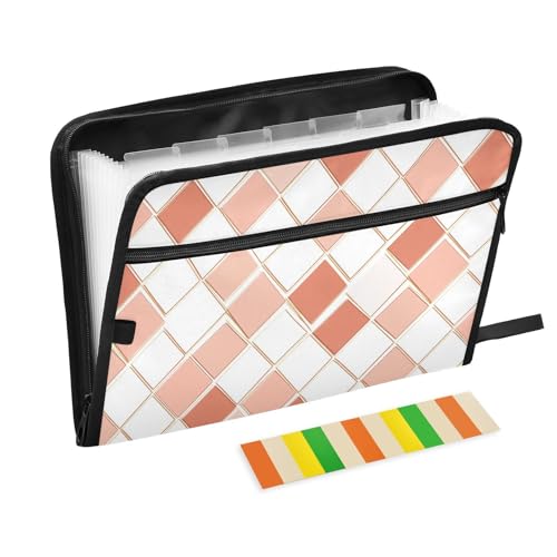 Rhomboid Dokumentenmappe, A4-Größe, Ordner für Dokumente, mit Reißverschlusstasche, Aktenordner, mehrere Taschen, Ordner für Sozialarbeiter, Baustelle Rhomboid Dokumentenmappe, A4-Größe, Ordner für Dokumente, mit Reißverschlusstasche, Aktenordner, mehrere Taschen, Ordner für Sozialarbeiter, Baustelle von famyily