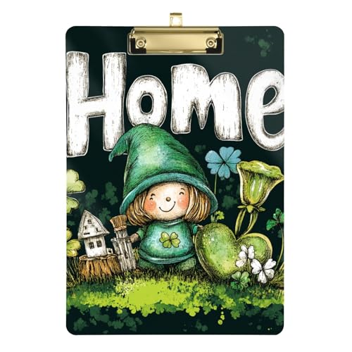 St Green Home Kunststoff-Klemmbrett, legale Größe, Klemmbrett mit großem Clip, flaches Klemmbrett, Loch für Medizinstudenten, Küche, 31,8 x 22,9 cm von famyily