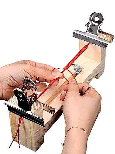 Bracelet Maker Jig, 1 Wood Paracord Jig, U Shape Jig Bracelet Maker, Wristband Maker, Braided Bracelet Jig Tool for Paracord Accessories von fanelod